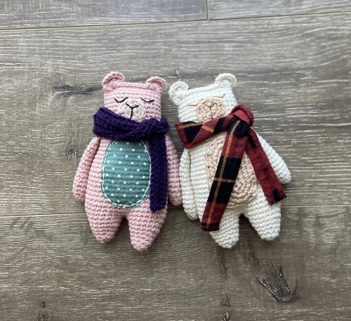 Mini Crochet Bear Ragdolls