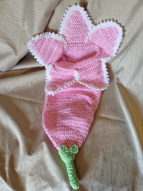 Spring Flower Newborn Cocoon Crochet Pattern