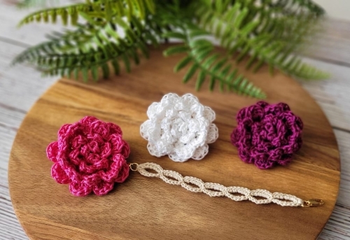 Quick Flower Bracelet Pattern