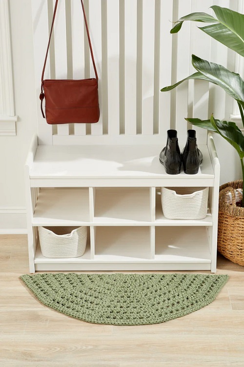 Half Moon Rug Free Crochet Pattern