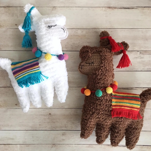 Crocheted Llama Ragdolls