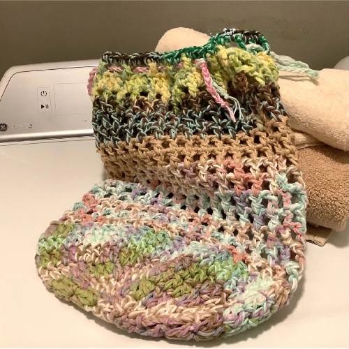 Mesh Laundry Bag Crochet Pattern