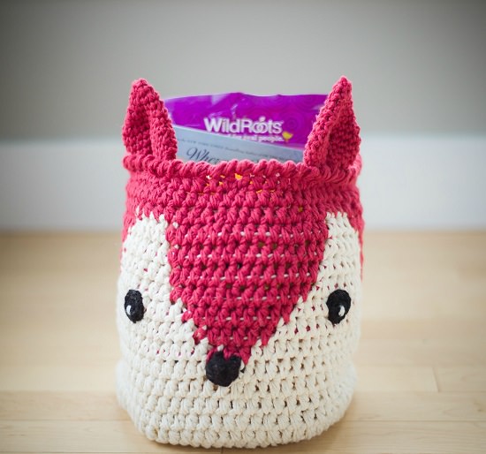 DIY Crochet Basket 7