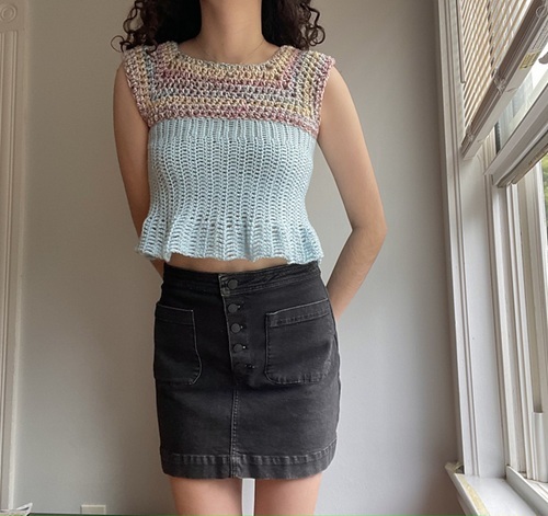 Crochet Babydoll Top Free Patterns