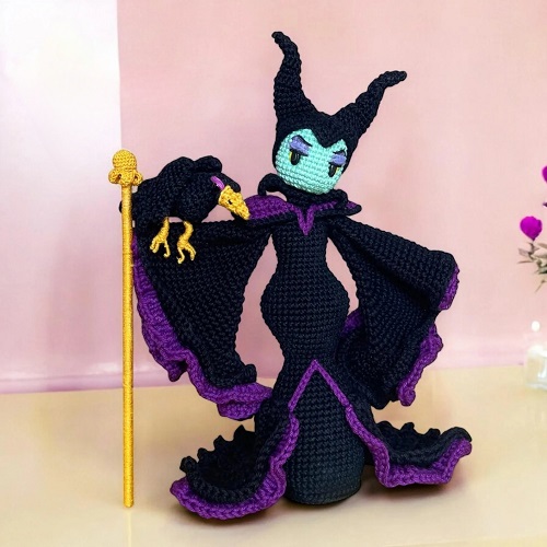 Maleficent Crochet Doll