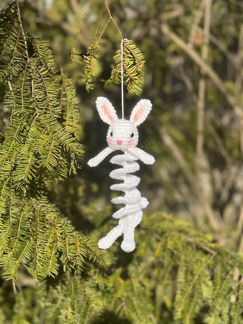 Crochet Beginner Friendly Bunny Wind Spinner