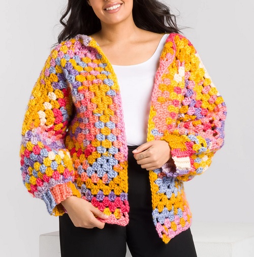 Crochet Hexi-Cardigan