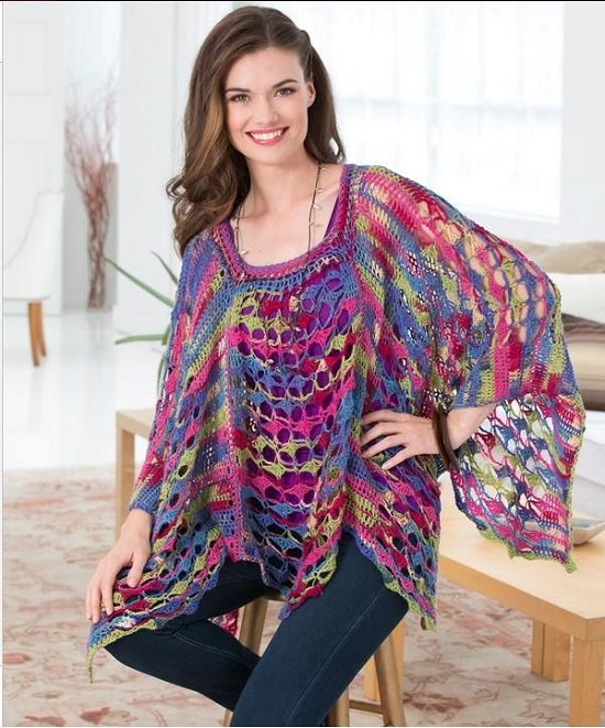 Free Crochet Poncho Patterns you never knew of