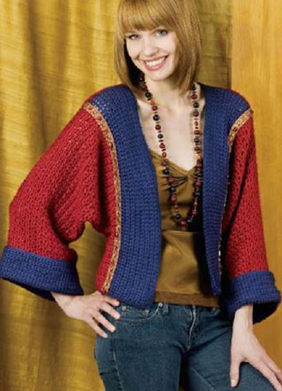 DIY Crochet Shrug 5