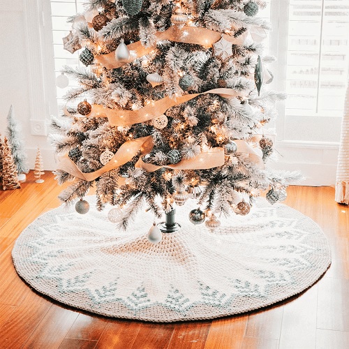 Crochet Christmas Tree Skirt Free Patterns 2