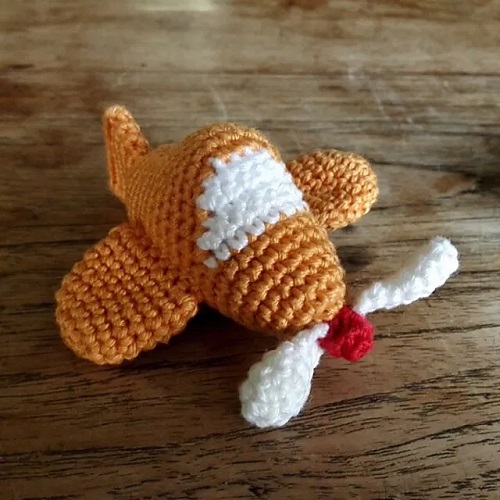 mini airplane crochet pattern