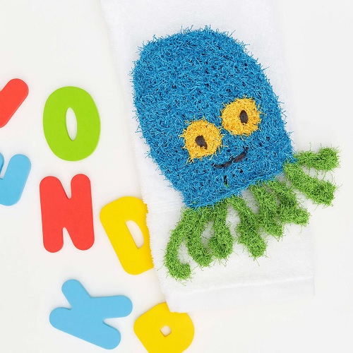 Octopus Scrubby Mitt