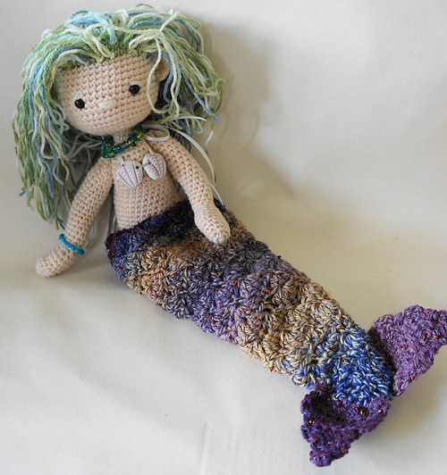 Little Mermaid With Shell Bikini Top