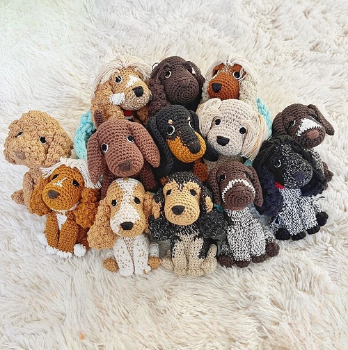 Group of Dogs Free Crochet Patterns 2
