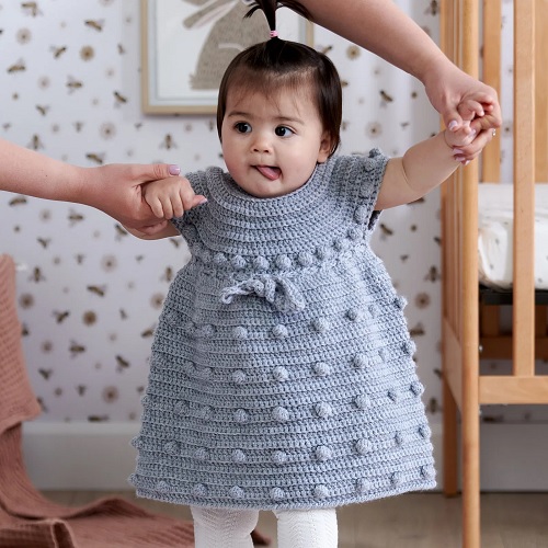 Crochet Baby Dress Free Patterns 4