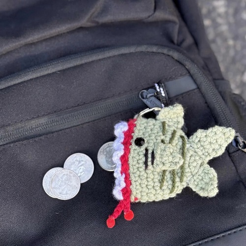 Shark Keychain Pouch