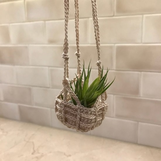 Crochet Air Plant Holder Patterns 2