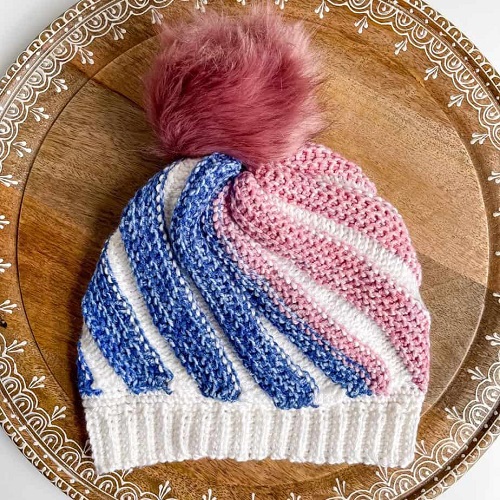 Tunisian Swirl Hat Pattern