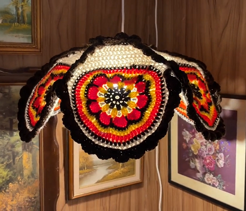 Easy Crochet Lampshade 2