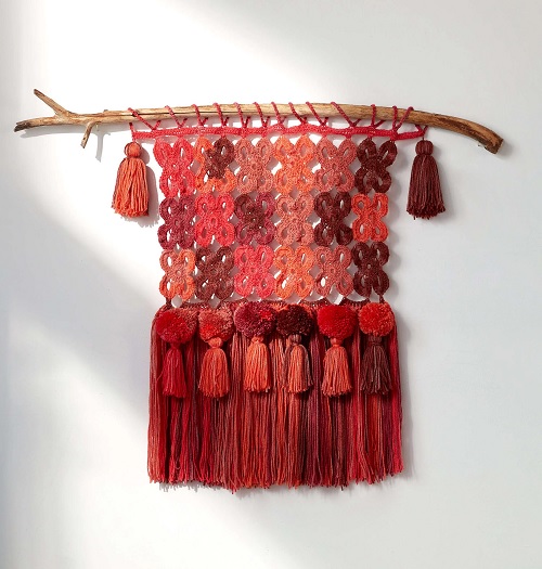 Boho Crochet Wall Hanging