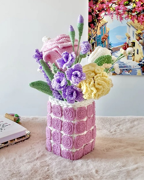 Ceramic Tiles Flower Vase