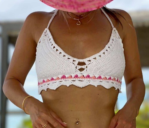 Stunning Crochet Bralette Pattern 3