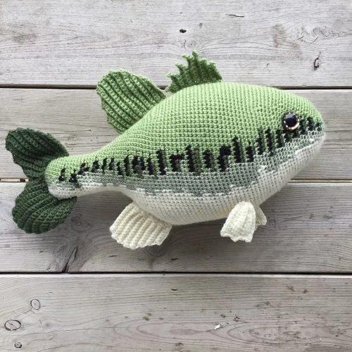 Big Bass Fish Pillow