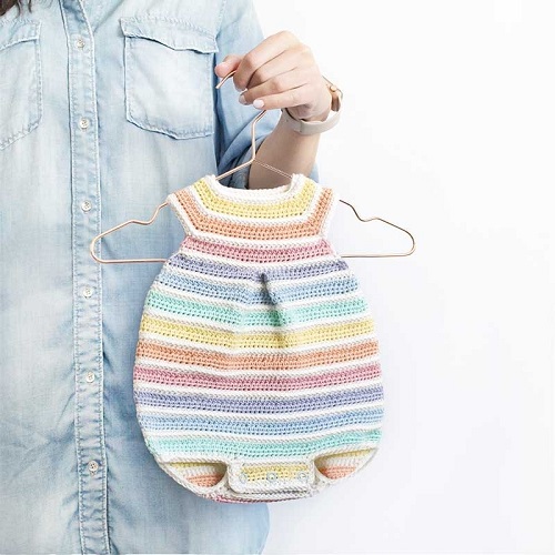 DIY Crochet Baby Rompers Ideas 2