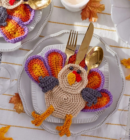 turkey Silverware crochet pattern