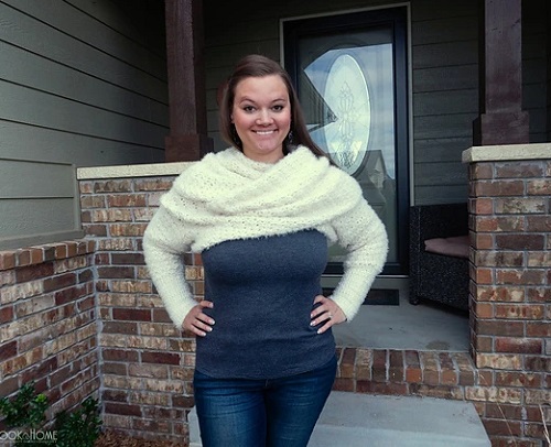 Scarf With Sleeves Free Crochet Patterns 3