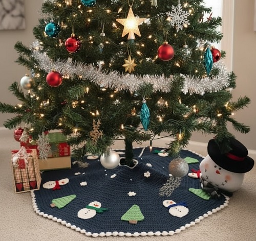 Snowman Tree Skirt