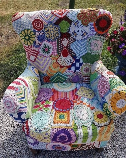Best Crochet Chair Cover 4
