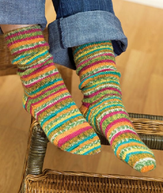 DIY Crochet Socks 6