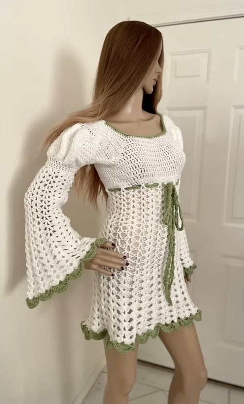 Vintage wedding dress free crochet patterns 1