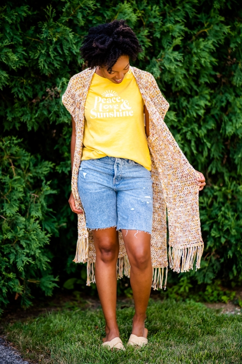 Crochet Fringe Vest
