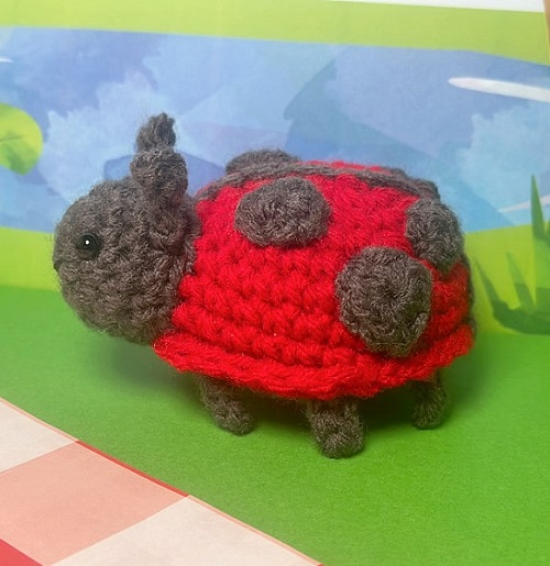 Pond Pals Mini Ladybug Amigurumi Crochet
