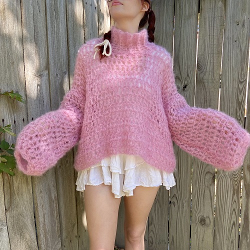 Crochet Turtleneck Sweater Free Patterns 3