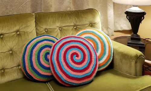 Candy Swirl Pillow