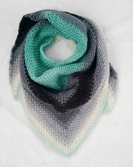 Crochet Triangle Scarf Pattern