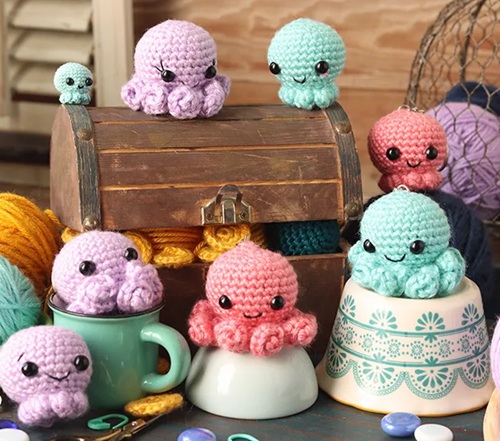 Crochet Animal Keychain Free Patterns 5