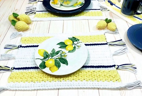 DIY Crochet Placemats Ideas 3