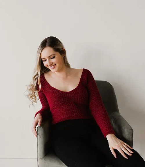 Crochet Long Sleeve Sweater Patterns 1