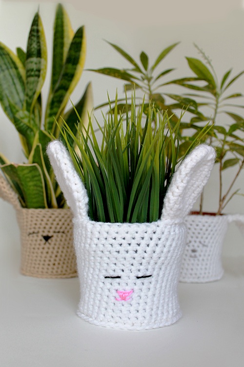 Unique crochet plant holder free patterns