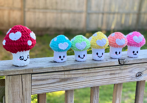 Top Crochet Mushrooms Free Patterns 4