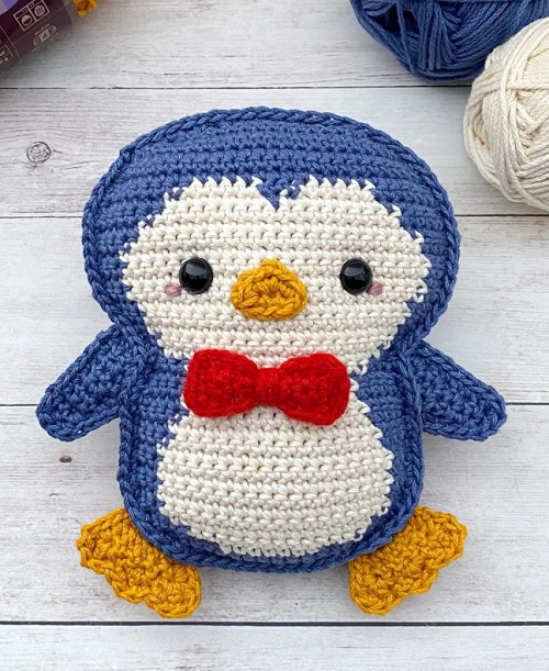 2D Penguin Crochet Pattern