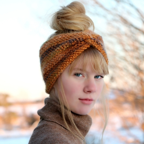 Herringbone Twist Earwarmer