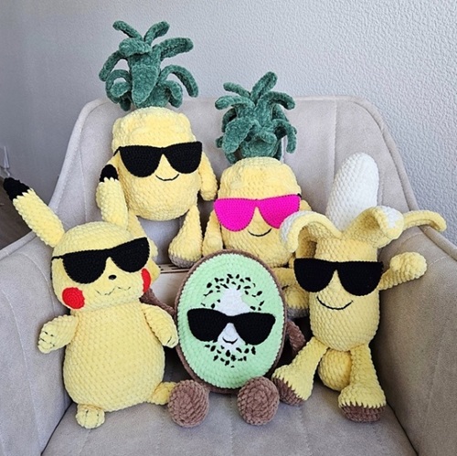 Friendly Toys With Sunglasses