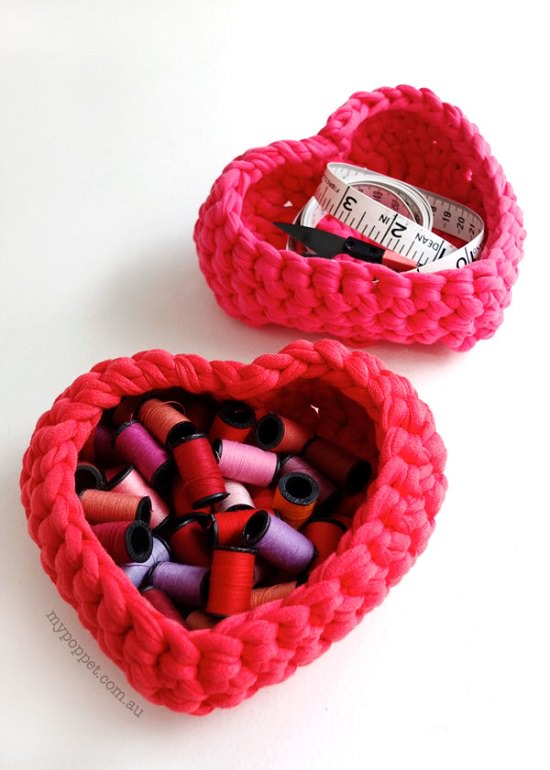 DIY Crochet Basket 12
