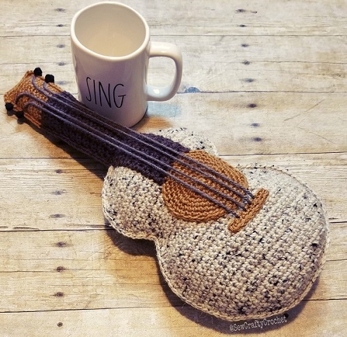 Cute crochet musical instruments free‚ patterns 1