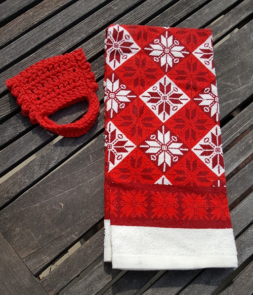 Crochet Towel Holder Free Patterns 3
